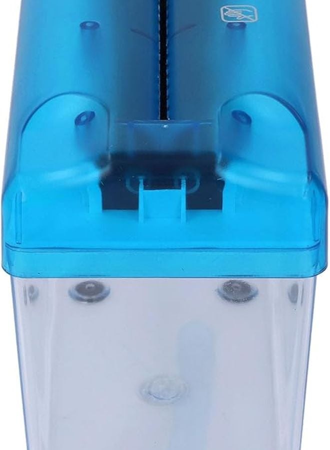 Mini Blue Manual Paper Shredder A6 Size For Home Office And School Use - Image 5
